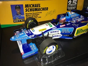 1:18 Minichamps 510953301 Michael Schumacher Benetton B195 1st Pacific GP 1995 - Picture 1 of 19
