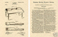 CRAPS TABLE US Patent Art Print READY TO FRAME! Vintage 1901 Dice gaming table