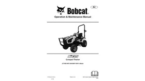 Bobcat CT1025 Compact Tractor AU Operation and Maintenance Manual (Reprint) 1 - Picture 1 of 10