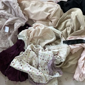 Vtg Panties CUTTER Lot 8 Pair XL Maidenform Delta Burke LM Alfani Pink Auden - Picture 1 of 17