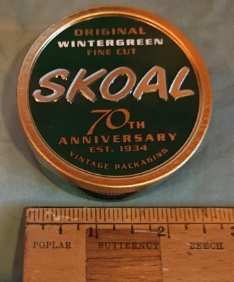 Lata de acrílico Skoal 2004 70 aniversario vendedor promoción reunión nacional de ventas Foto 1 de 3