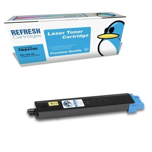 Refresh Cartridges Cyan TK-8315C Toner Compatible With Kyocera Printers - Afbeelding 1 van 11
