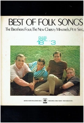 BROTHERS FOUR, NEW CHRISTY MINSTRELS,PETE SEEGER BEST OF FOLK SONGS ALBUMBOOKLET - Image 1 of 2
