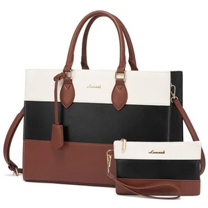 LOVEVOOK Sac Fourre-Tout pour Ordinateur Portable pour Femme, 15,6" Sacs de Travail, Sacs Ordinateur Étanches - Photo 1/8