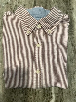 Camisa Oxford Tommy Hilfiger a Rayas Rojas y Blancas. Hombre Grande Foto 1 de 4