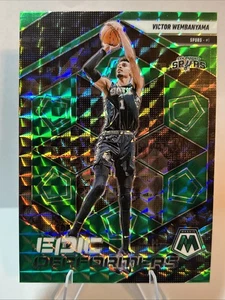 2024-2025 Panini Mosaic - Victor Wembanyama Epic Performers Green Mosaic... - Picture 1 of 2