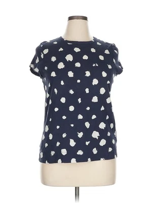 Camiseta Simply Vera Wang Mujer Azul Manga Corta XL Petites Foto 1 de 4