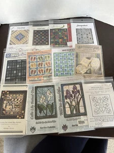 Lote De Colección De Patrones De Edredón, Variedad De Marcas Y Patrones #1 - Imagen 1 de 12