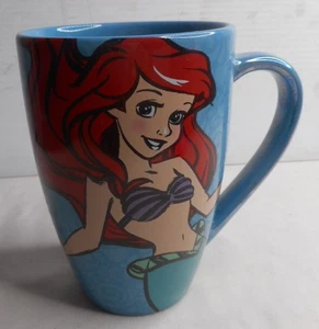 Disney Parks Kleine Meerjungfrau Arielle "Einmal ich aufwache" blau 16 Unzen Kaffeebecher 5" Höhe x 3,5 - Bild 1 von 6