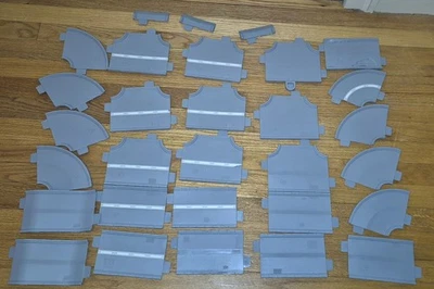 Hot Wheels World Vintage Track Pieces Lot Of 27 Highway Pieces & 3 On Ramps - Image 1 of 3