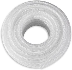DAVCO 5/8" ID × 10 Fuß Schwerlast geflochten klar Kunststoff 5/8 ID, transparent  - Bild 1 von 7