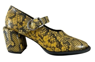 Fivela de tornozelo Phillip Lin 3.1 Naomi 70mm sapatos de couro estampa animal tamanho 37 UE  - Imagem 1 de 4