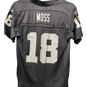 Vintage Youth Randy Moss #18 Raiders NFL Reebok Jersey Size M (10–12) - Picture 1 of 6