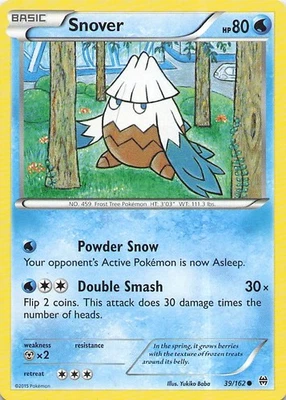 Snover Common XY - BREAKthrough 39/162 LP Normal - Image 1 of 2