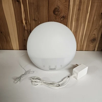 Philips HF3510 Wake-up Light Alarm FM Radio Colored Sunrise Sunset Simulation - Image 1 of 4