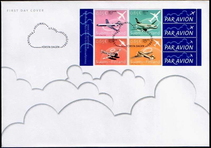 Finland FDC 2003, Aviation, Plane, Mint - Image 1 of 1