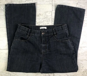 Free People Damen Crop High Waist Dark Wash Denim Jeans Gr. 29 Wide Leg - Bild 1 von 8