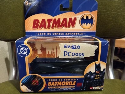 Corgi Batman DC Comics 2000 Batmobile BMBV1 1:43 Scale Die Cast Vehicle - NEW! - Image 1 of 2