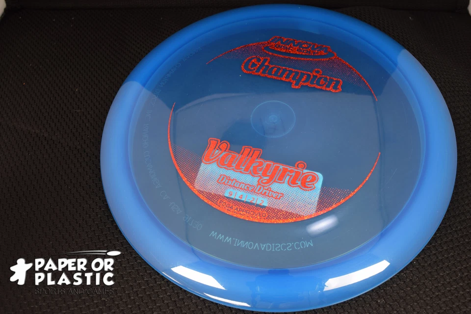 Innova Champion VALKYRIE Disc Golf 171 G Distance Driver Blue NEW Sparkle Red - Image 1 of 1