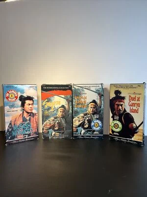 The Samurai Trilogy VHS 1993 3-Tape Set Hiroshi Inagaki Samurai II VHS 1986 - Image 1 of 4