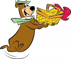 Yogi Orso Ferro da Stiro su Trasferimento per T-Shirt e Altri Tessuti Colore Chiaro #7 - Foto 1 di 4
