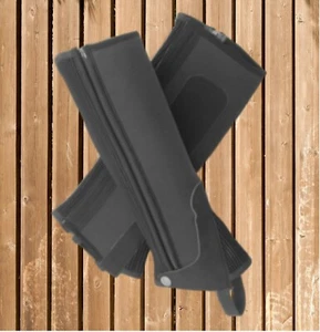 Waden Chaps Neopren Cooper, Veltheim Neopren Mini Chaps, Chapsletten, schwarz - Bild 1 von 2