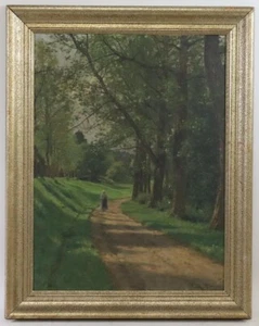 Sommerlicher Waldrand Ölgemälde signiert Paul VON RAVENSTEIN (1854-1938)(BG1641) - Bild 1 von 15