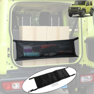 Outside Rear Trunk Cargo Storage Net Mesh Pocket Organiser For Suzuki Jimny 19+ - Picture 1 of 11