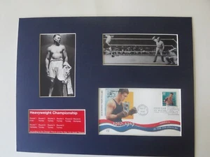 Jack Dempsey vs. Gene Tunney & the Long Count & First Day Cover of his own stamp - Picture 1 of 2
