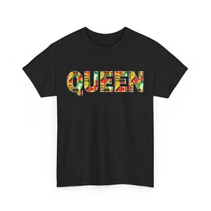 Black History Shirt, Queen African Pattern African American Proud Shirt - Picture 1 of 9