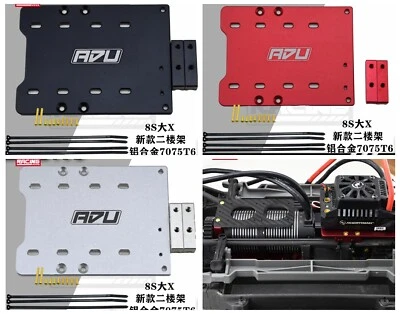 Alloy 7075-T6 ESC Plate for Traxxas MAXX-X 8s max5 xlx2 RC CAR PART - Image 1 of 3
