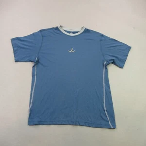 Prana Shirt Girls Large Long Sleeve Crew Neck Lightweight Blue Performance - Picture 1 of 8