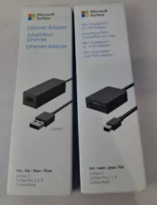 Microsoft Surface USB Gigabit Ethernet Adapter & mini display port For Surface 3 - Picture 1 of 9