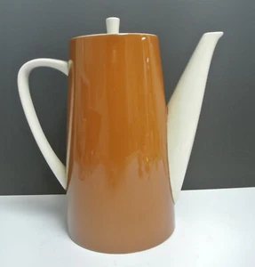 Vintage Genuine Ironstone HARMONY HOUSE Brown Coffee Pot - Picture 1 of 10