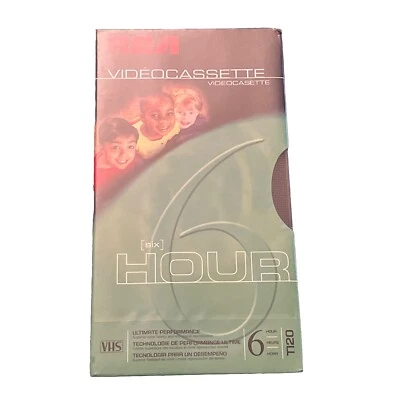 3 RCA VHS factory sealed (blank) 6 hour tapes - New 📼 - Image 1 of 2