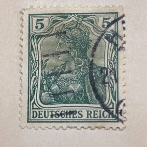 German Duetches Reich Vintage 5 Pf Stamp NICE. - Picture 1 of 3