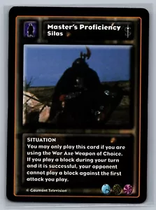 Highlander The Card Game CCG Silas Master's Proficiency TCG Four Horsemen - Picture 1 of 2