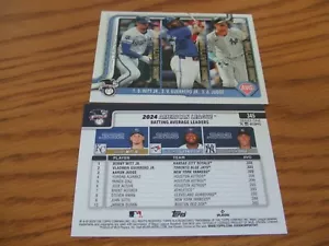 2025 Topps #345 Vladimir Guerrero Jr./Aaron Judge/Bobby Witt Jr. X 2 - Bild 1 von 1