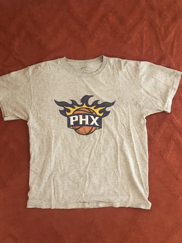 Vintage NBA Phoenix Suns Gray Shirt Size L Cover