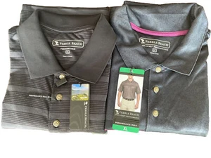 2 Pebble Beach Golf Shirts w/ Tags (U)~ Men's XL~ Quality Design~ $35 for Both - Picture 1 of 8