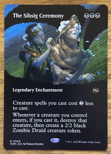 MTG Tarkir Dragonstorm, The Sibsig Ceremony - Borderless - Bild 1 von 1