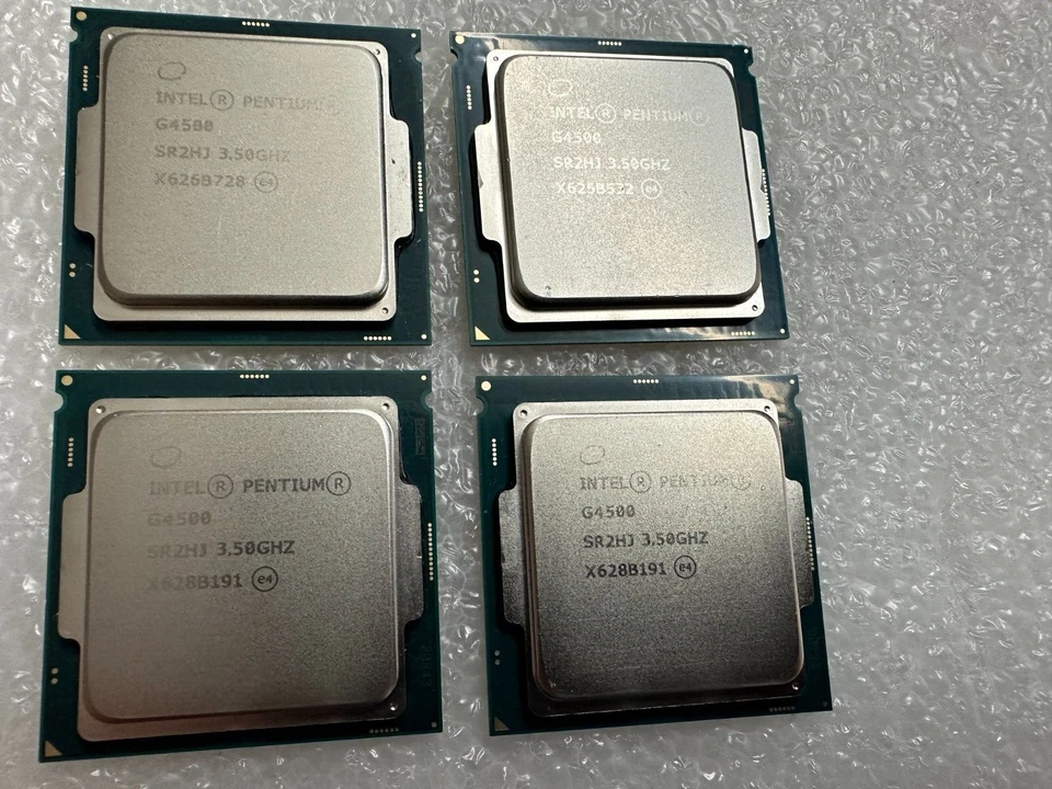 Lot of (4) Intel Pentium G4500 3.5GHZ Dual Core Socket 1151 CPU SR2HJ - Image 1 of 1