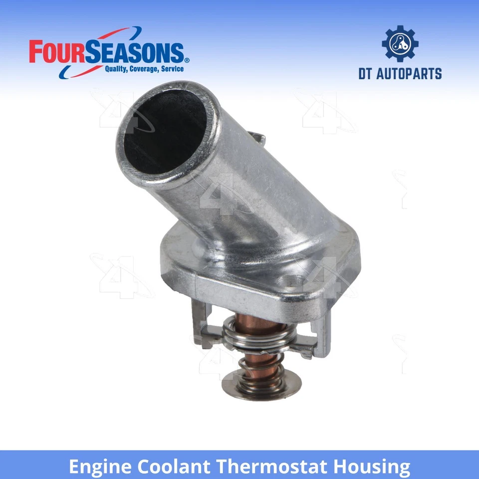 For 1991-2002 Saturn SL2 Engine Coolant Thermostat Housing 4 Seasons 1992 1993 - Image 1 of 4