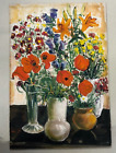 Friedrich G. Einhoff (1901-88), Gemälde/Öl/Holz um 1930, signiert, Blumensträuße