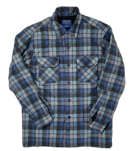 Pendleton Board Shirt Originale Surf Plaid 100% Lana Vergine Spiaggia Ragazzi Taglia S - Foto 1 di 12
