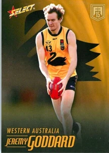 2015 Western Australia AFL Select Future Force Rookie Card - Jeremy Goddard - Picture 1 of 3