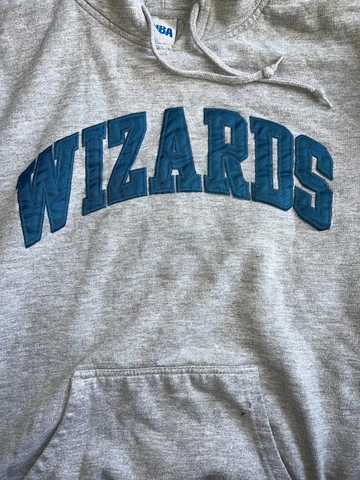 Vintage 2000's Washington Wizards Hoodie Sweatshirt Authentic NBA Apparel Size M Cover