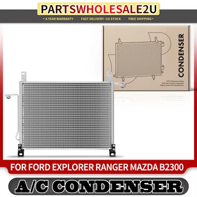 Condensador de aire acondicionado con soporte para Ford Explorer 91-94 Mazda B2300 B3000 B4000 1994 Foto 1 de 4