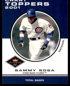 2001 Fleer Platinum Baseball #431 Sammy Sosa - Picture 1 of 2