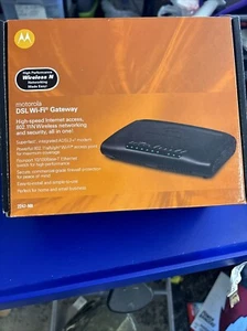 Motorola 2247-N8 ADSL2+ Wi-Fi Gateway /802.11N / 4-PORT ETHERNET / RETAIL - Picture 1 of 4